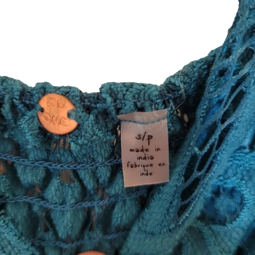 Free People Adella Cami in Teal•S - Picture 6 of 12
